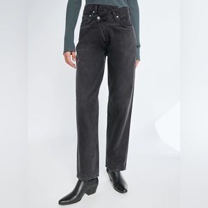 Criss Cross Jeans in Savage